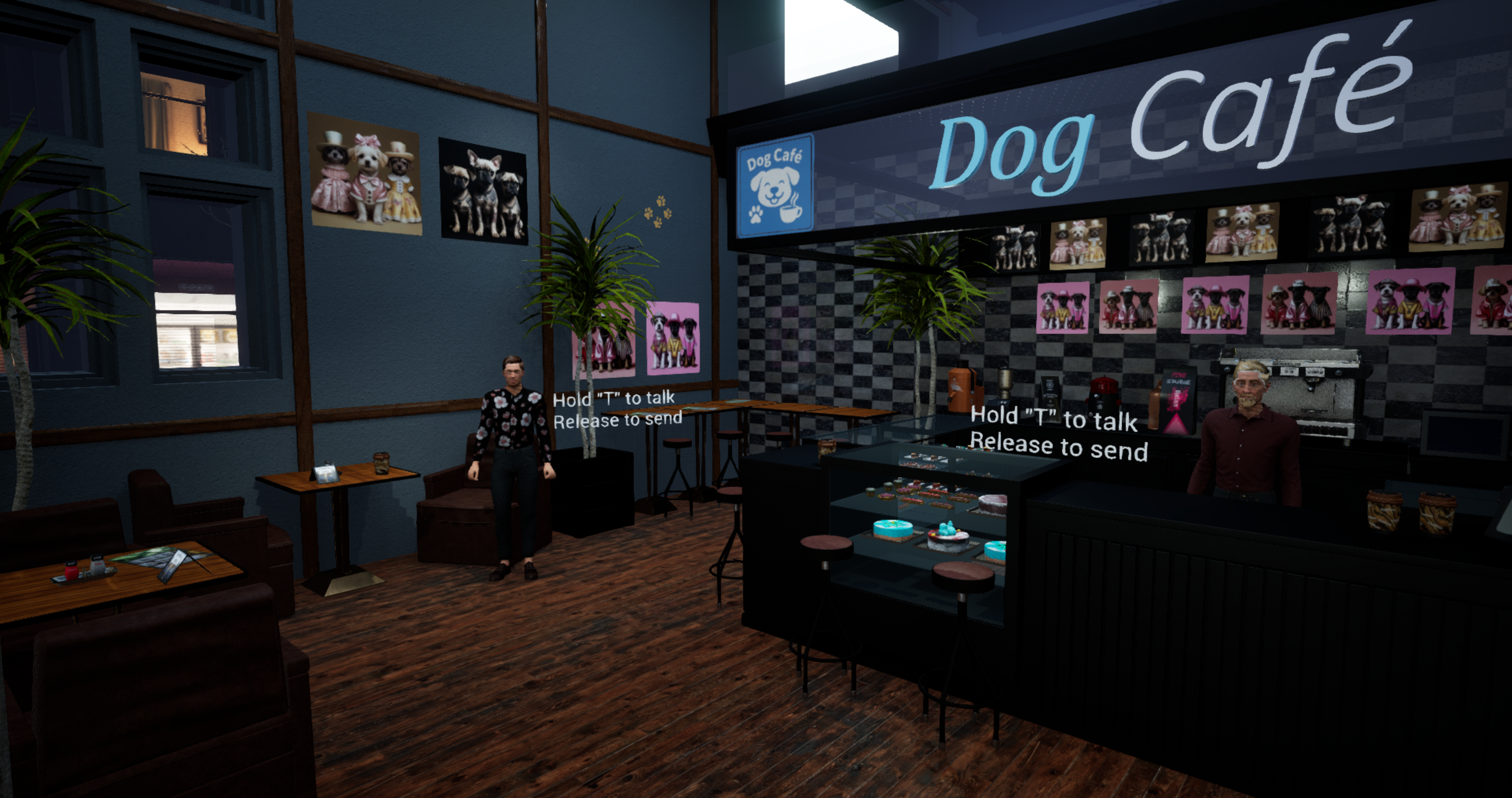 Cafe Dog interior scene