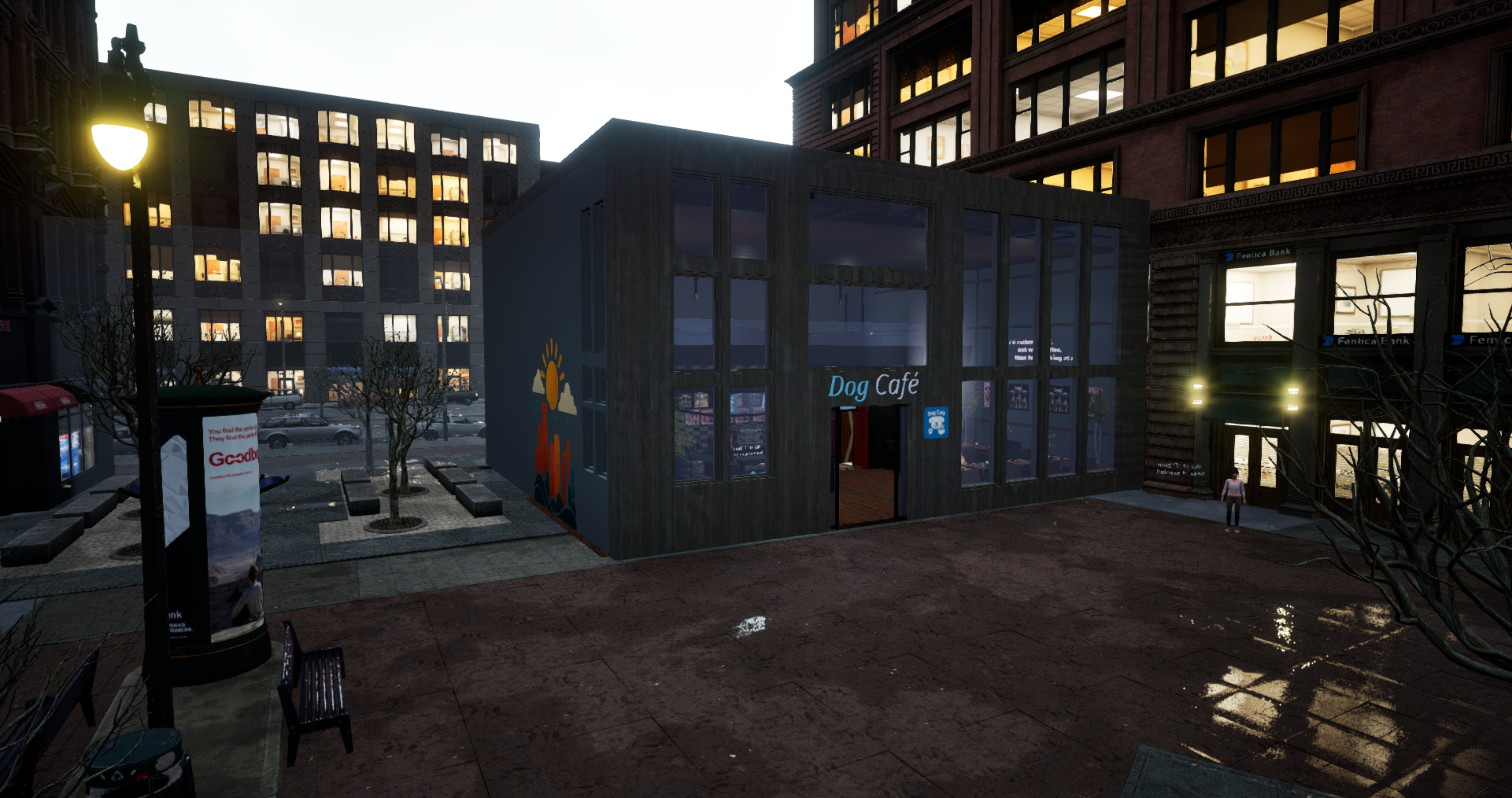 Cafe Dog exterior scene