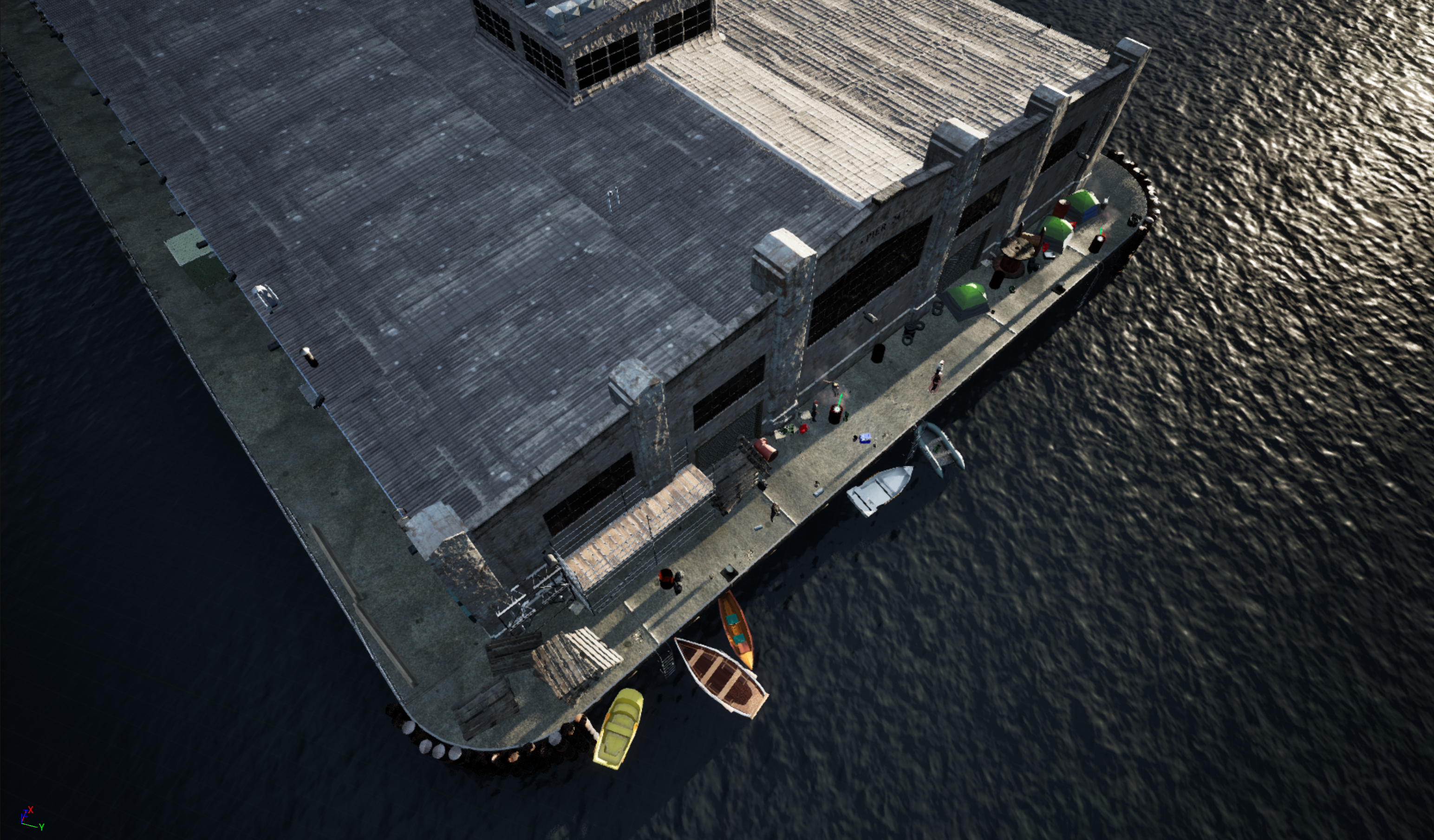 Dock overview scene